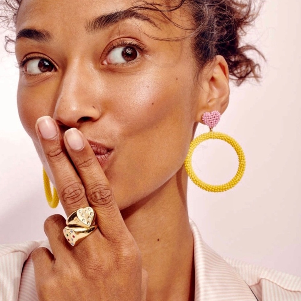 J.Crew Alison Lou beaded earrings